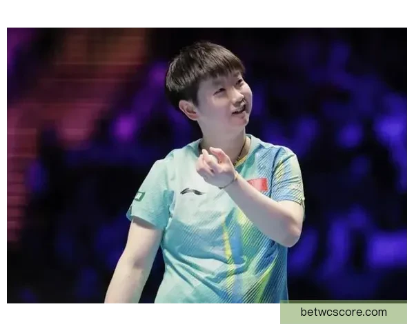 孙颖莎横扫温特晋级决赛教授王艺迪夺冠在望